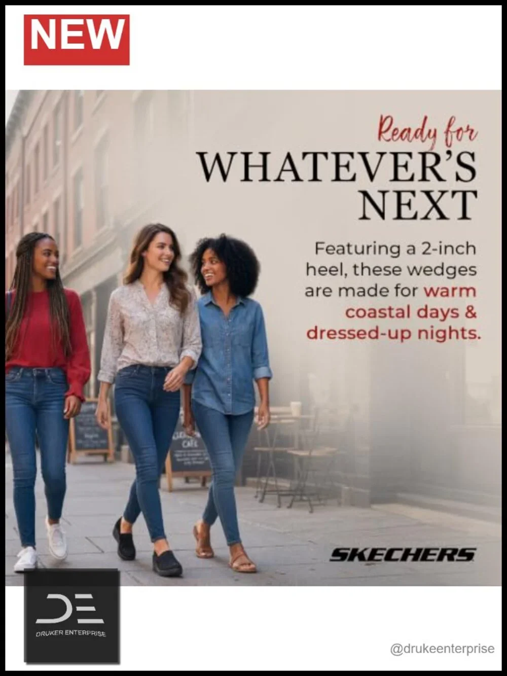 Skechers Martha Stewart Wedge Loafer Slip-On Memory Foam Mesh Sparkle